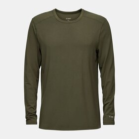 Le Bent Mens Midweight Crew (24/25) Dark Eucalypt-303