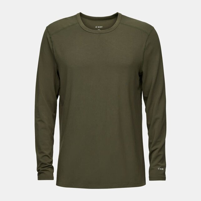 Le Bent Mens Midweight Crew (24/25) Dark Eucalypt-303 Le Bent Mens Midweight Crew (24/25) Dark Eucalypt-303