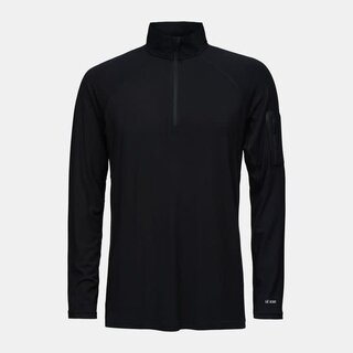 Le Bent Mens Core Midweight 1/4 Zip (24/25) Black-001