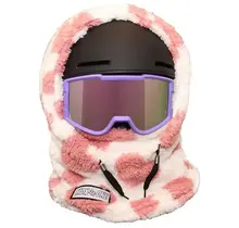 Mdxone Over The Helmet Balaclava Soft Plush (25/26) Hearts Pink & White
