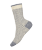 Smartwool Women's Everyday Cozy Popcorn Polka Dot Crew Socks (26/27) Natural