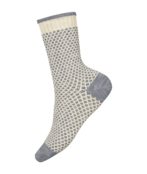 Smartwool Women's Everyday Cozy Popcorn Polka Dot Crew Socks (26/27) Natural