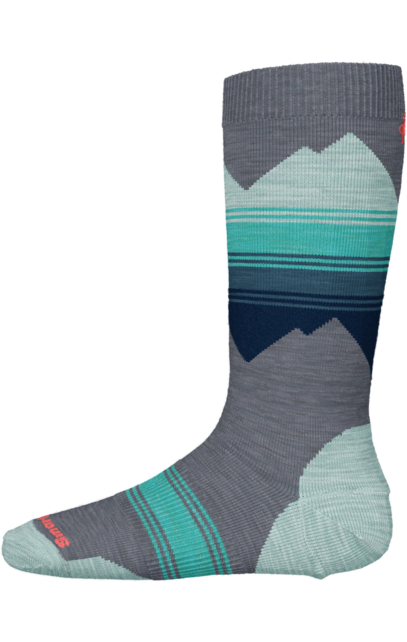 Smartwool Kids' Ski Light Cushion Otc Socks (25/26) Medium Gray-052 Smartwool Kids' Ski Light Cushion Otc Socks (25/26) Medium Gray-052