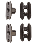 Burton M6 Channel Inserts 4-Pack (25/26) Black-A02