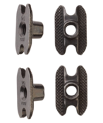 Burton M6 Channel Inserts 4-Pack (25/26) Black-A02