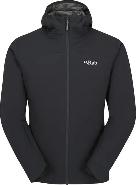 Rab Xenair Alpine Light Jacket (24/25) Ebony (Zinc)-Ezi