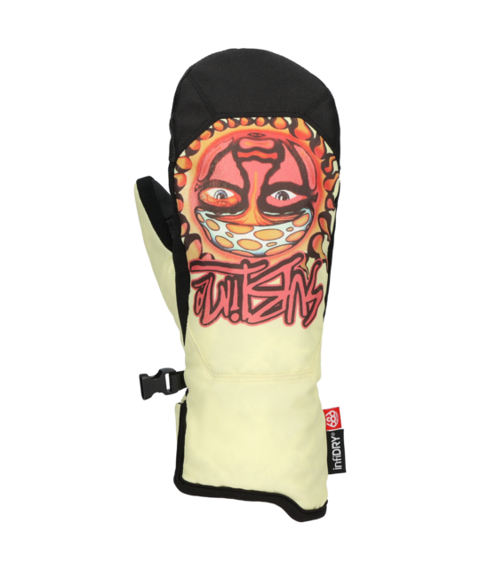 686 Women's Revel Mitt (25/26) Sublime Yellow Tie Dye-Sytd