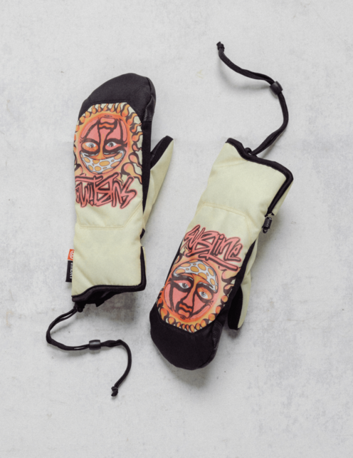 686 Women's Revel Mitt (25/26) Sublime Yellow Tie Dye-Sytd