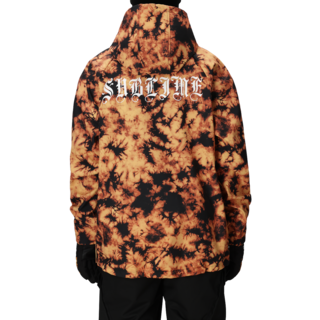 686 Men's Waterproof Hoody (25/26) Sublime Orange Tie Dye-Sotd