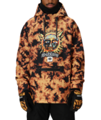686 Men's Waterproof Hoody (25/26) Sublime Orange Tie Dye-Sotd
