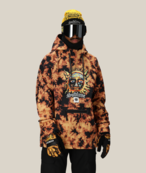 686 Men's Waterproof Hoody (25/26) Sublime Orange Tie Dye-Sotd