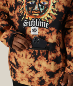 686 Men's Waterproof Hoody (25/26) Sublime Orange Tie Dye-Sotd