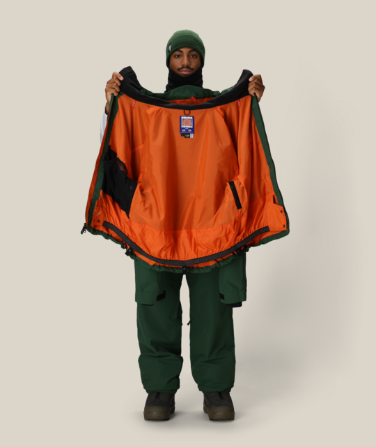 686 Mens Dojo Shell Jacket (25/26) Moss Green Ripstop-Msrp