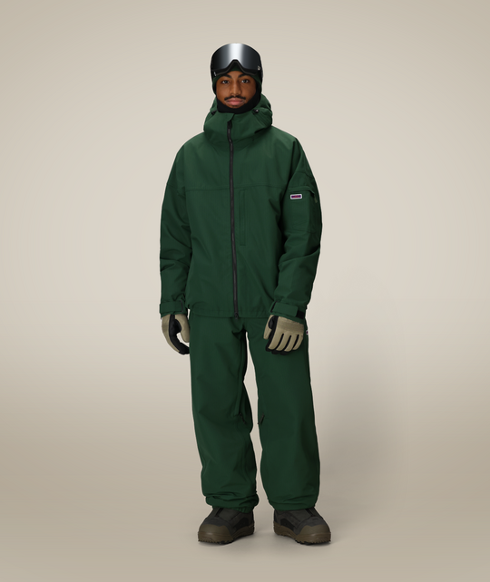 686 Mens Dojo Shell Jacket (25/26) Moss Green Ripstop-Msrp