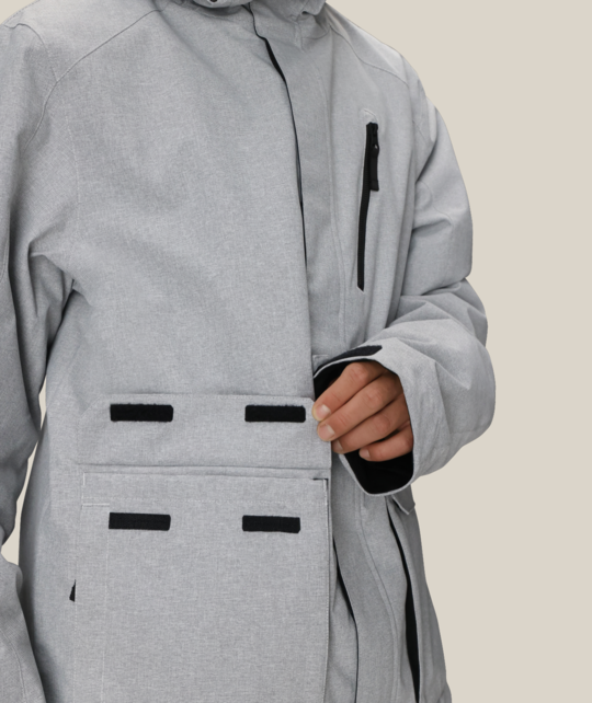 686 Mens Nightline Insulated Jacket (25/26) Limestone Dobby-Lsdb