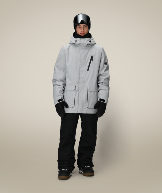 686 Mens Nightline Insulated Jacket (25/26) Limestone Dobby-Lsdb