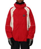 686 Mens 2002 X3 Shell Jacket (25/26) True Red Colorblock-Trcb