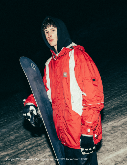 686 Mens 2002 X3 Shell Jacket (25/26) True Red Colorblock-Trcb