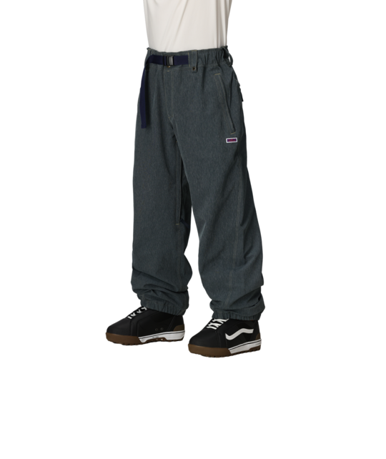 686 Mens Dojo Shell Pant (25/26) Navy Denim-Nvyd