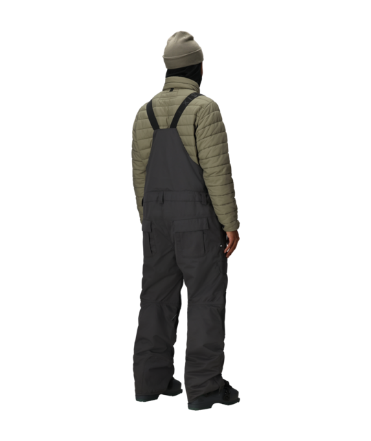 686 Mens Hot Lap Insulated Bib (25/26) Charcoal Colorblock-Chcb