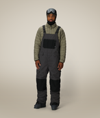 686 Mens Hot Lap Insulated Bib (25/26) Charcoal Colorblock-Chcb