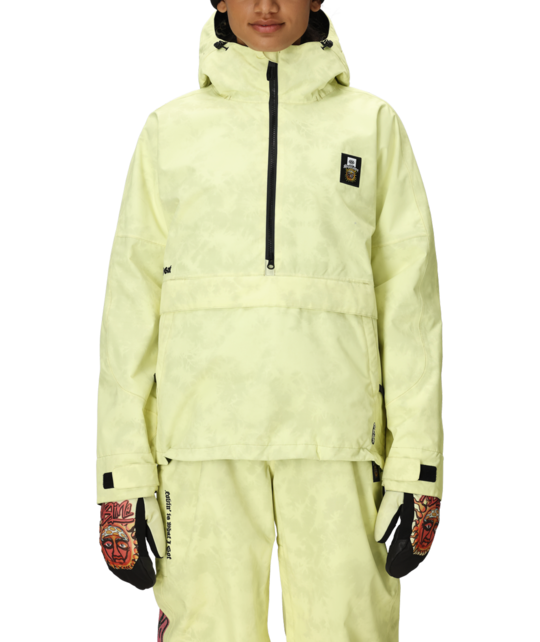 686 Womens 686 Sublime Shell Anorak (25/26) Sublime Yellow Tie Dye-Sytd