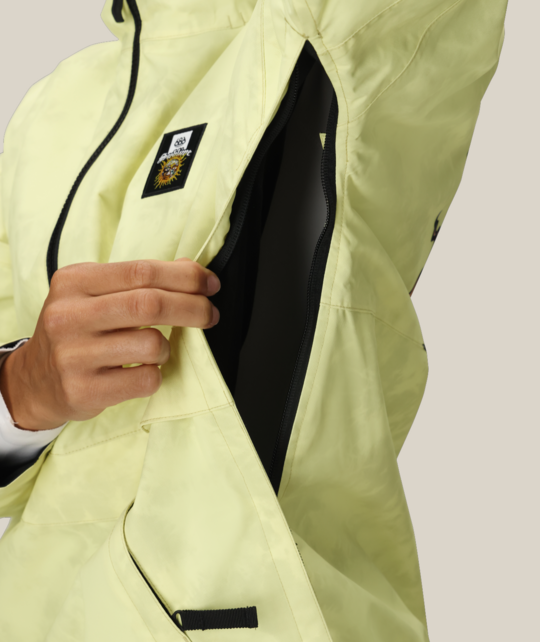 686 Womens 686 Sublime Shell Anorak (25/26) Sublime Yellow Tie Dye-Sytd