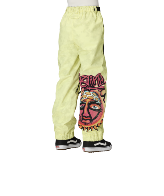 686 Womens 686 Sublime Shell Pant (25/26) Sublime Yellow Tie Dye-Sytd