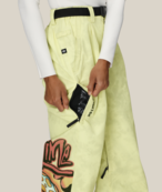 686 Womens 686 Sublime Shell Pant (25/26) Sublime Yellow Tie Dye-Sytd