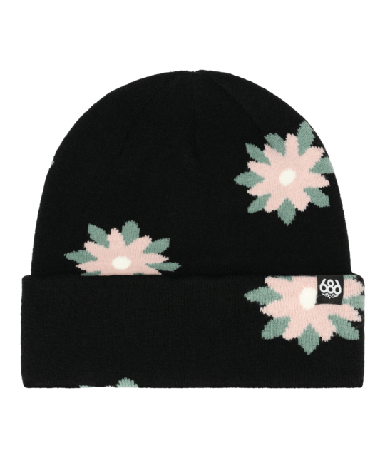 686 Womens Dazey Beanie (25/26) Black-Blk O/S