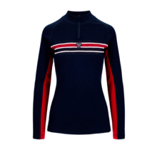 Dale Of Norway Aksla Fem Baselayer Half Zip (25/26) Navy Red/Offwhite-C00
