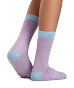 Dale Of Norway Bjorøy Socks (25/26) Light Blue/Orchid Pink-D00