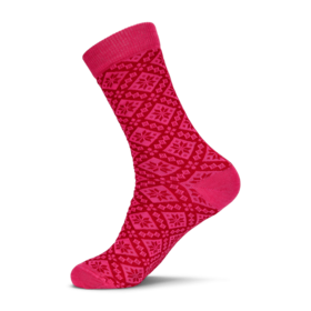 Dale Of Norway Bjorøy Socks (25/26) Red/Pink-I01