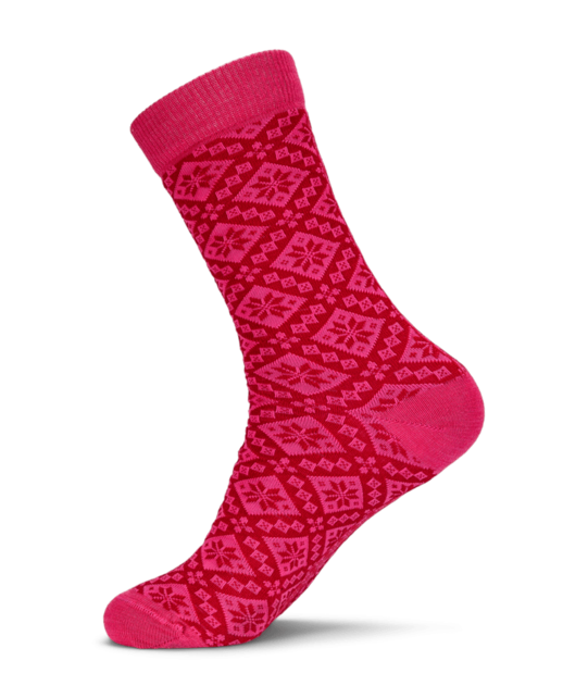 Dale Of Norway Bjorøy Socks (25/26) Red/Pink-I01