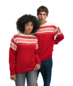 Dale Of Norway Cortina 1956 Uni Sweater (25/26) Raspberry/Offwhite-B