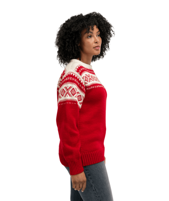 Dale Of Norway Cortina 1956 Uni Sweater (25/26) Raspberry/Offwhite-B