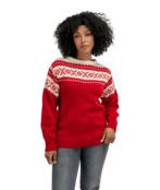 Dale Of Norway Cortina 1956 Uni Sweater (25/26) Raspberry/Offwhite-B