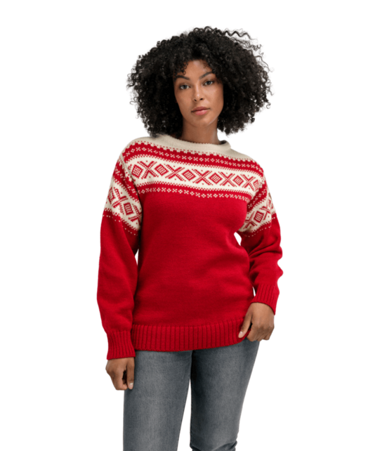 Dale Of Norway Cortina 1956 Uni Sweater (26/27) Raspberry Offwhite