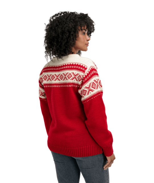 Dale Of Norway Cortina 1956 Uni Sweater (26/27) Raspberry Offwhite