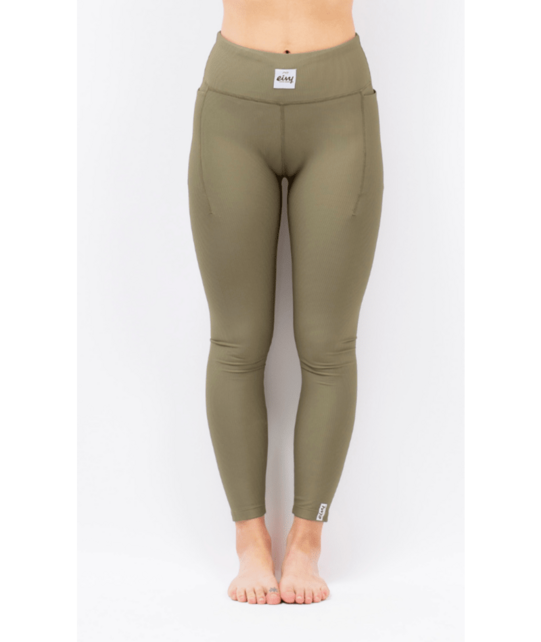 Eivy Pocket Rib Tights (25/26) Olive