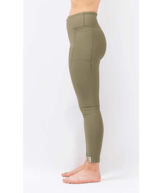 Eivy Pocket Rib Tights (26/27) Olive