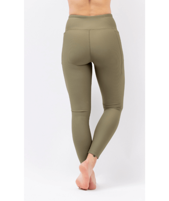 Eivy Pocket Rib Tights (25/26) Olive