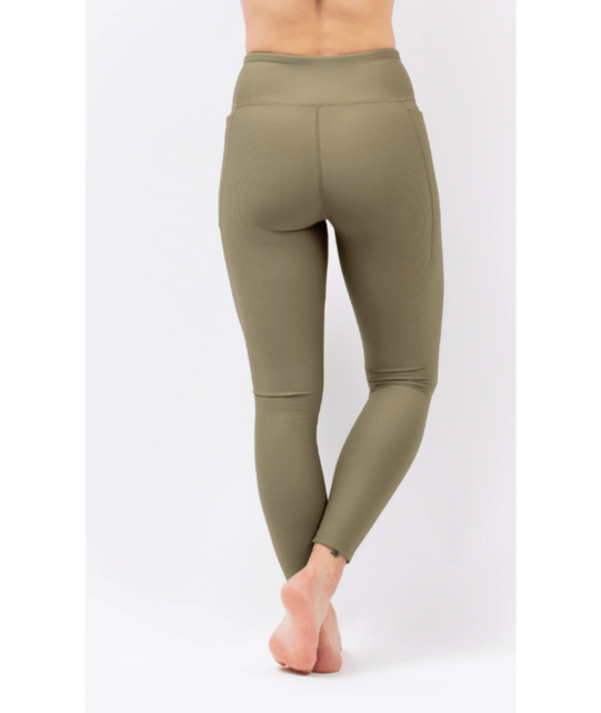 Eivy Pocket Rib Tights (26/27) Olive