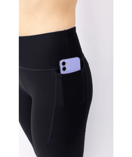 Eivy Pocket Rib Tights (25/26) Black