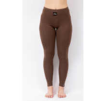 Eivy Pocket Merino Wool Rib Tights (25/26) Brown
