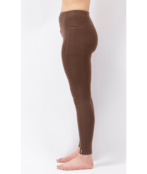 Eivy Pocket Merino Wool Rib Tights (25/26) Brown