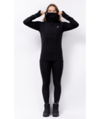 Eivy Icecold Merino Wool Gaiter Top (25/26) Black Leopard