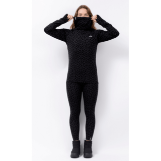 Eivy Icecold Merino Wool Gaiter Top (25/26) Black Leopard