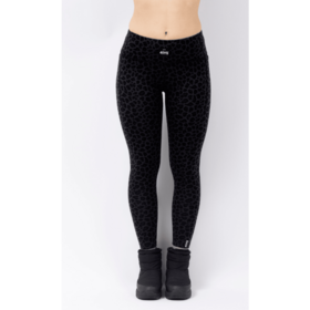 Eivy Pocket Merino Wool Tights (26/27) Black Leopard