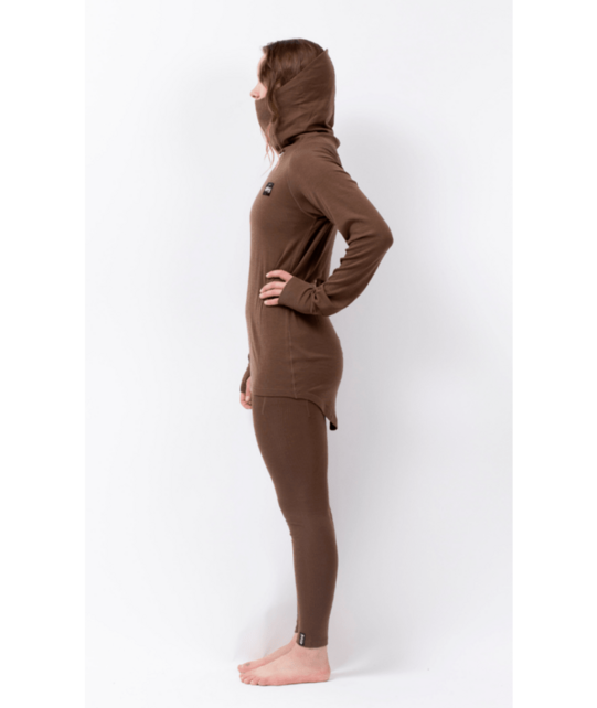 Eivy Icecold Merino Wool Gaiter Rib Top (25/26) Brown